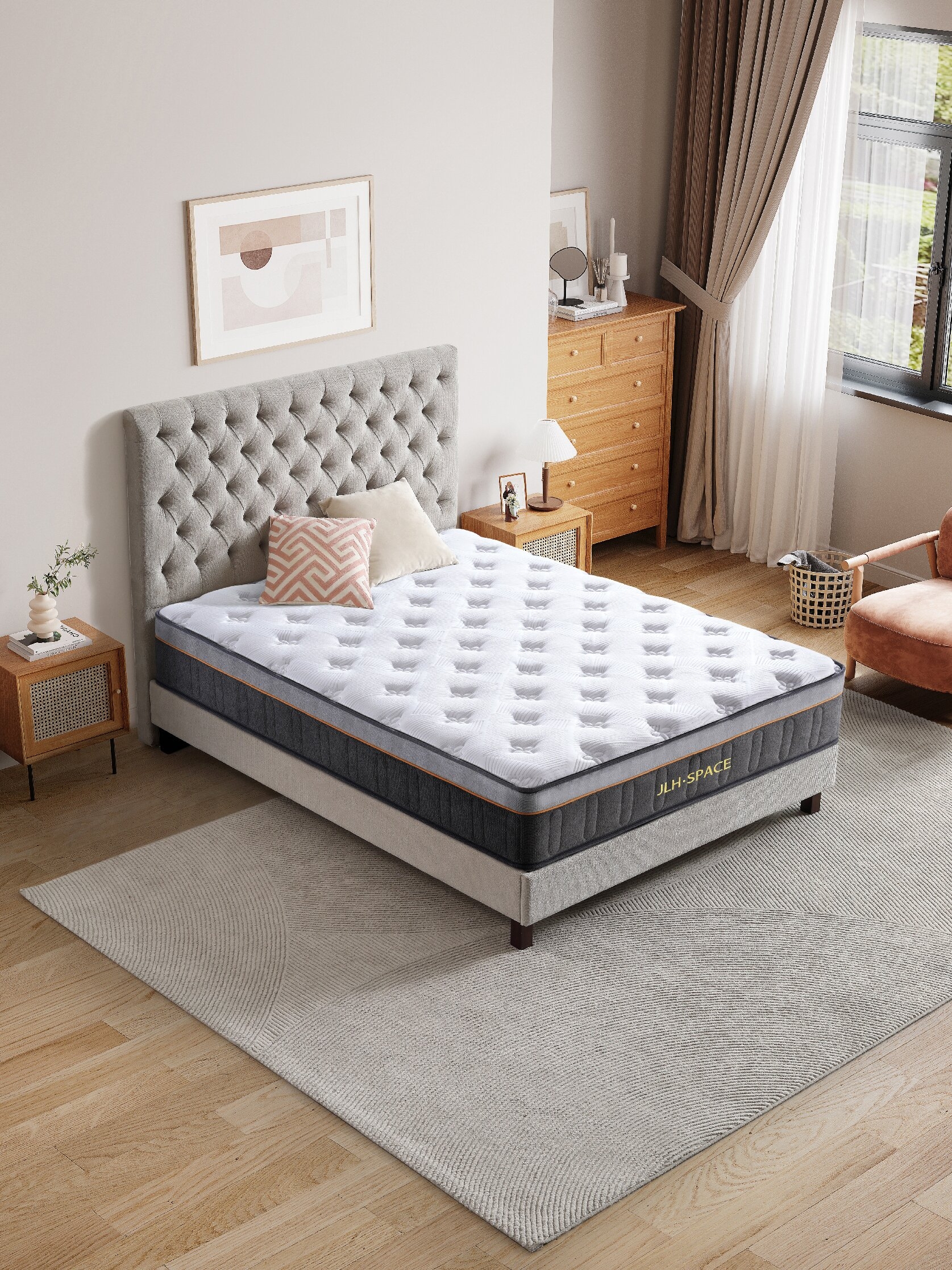 Spring Mattress 21PB-45: Advanced Comfort and Style